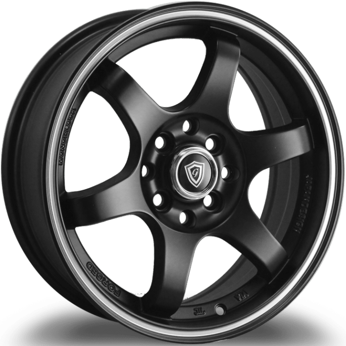 G-Line 6011 Matte Black with Machined Stripe